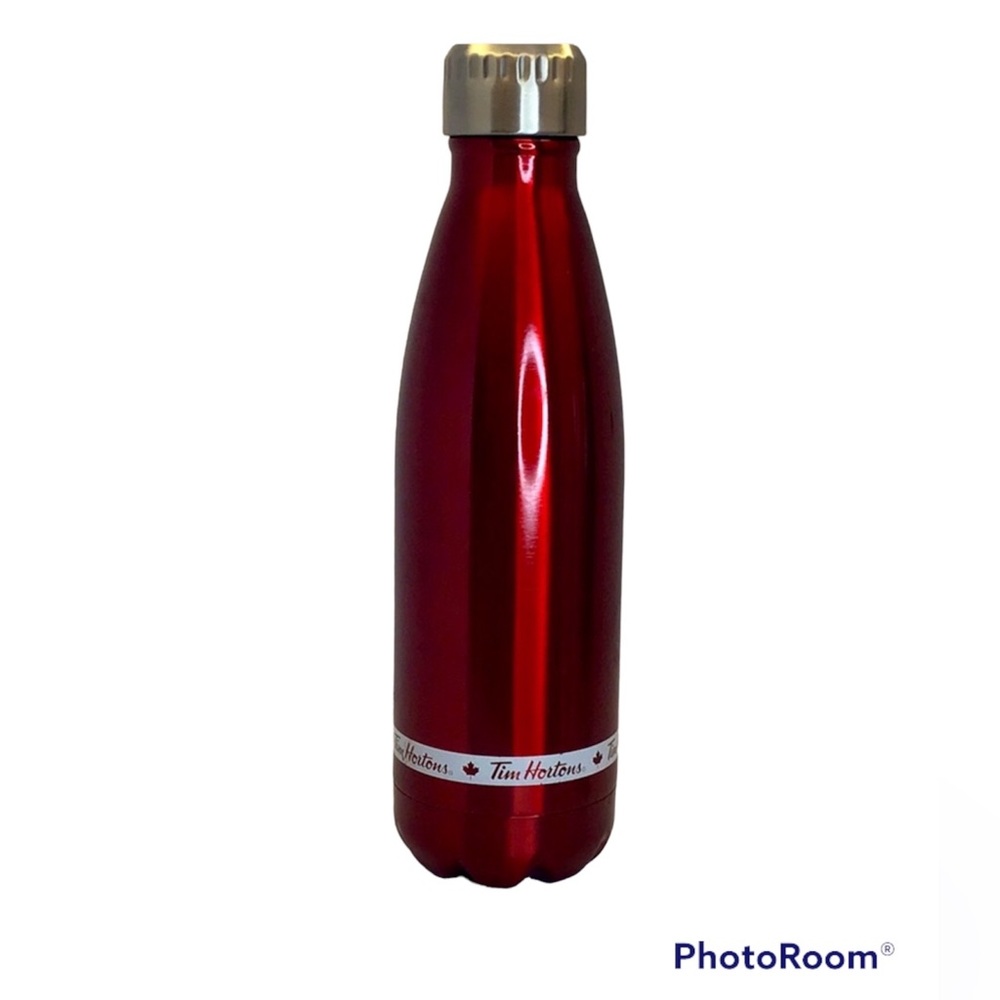 🌺 Tim Hortons Stainless Steel Water Bottle